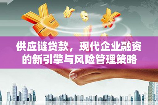 新泰供应链贷款，现代企业融资的新引擎与风险管理策略