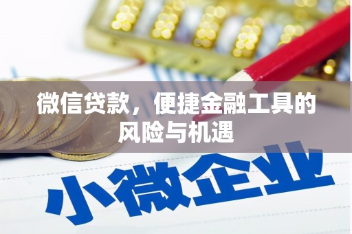 长葛微信贷款，便捷金融工具的风险与机遇