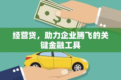唐县经营贷，助力企业腾飞的关键金融工具