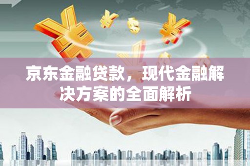 永年京东金融贷款，现代金融解决方案的全面解析