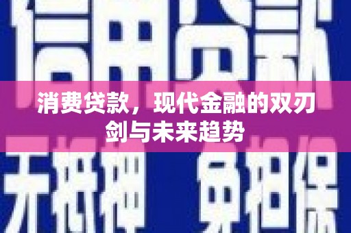 水林消费贷款，现代金融的双刃剑与未来趋势