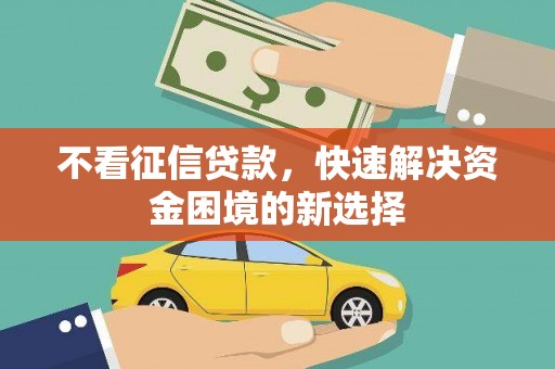 琼结不看征信贷款，快速解决资金困境的新选择