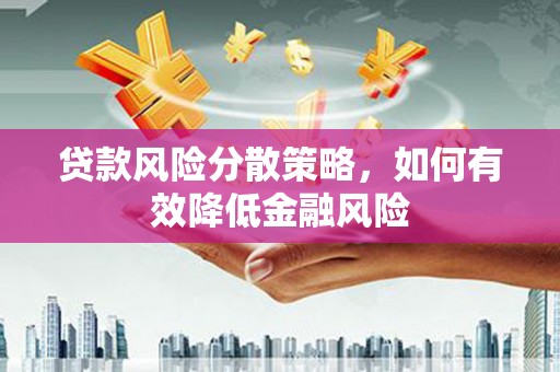 无为贷款风险分散策略，如何有效降低金融风险