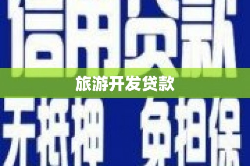 贞丰旅游开发贷款