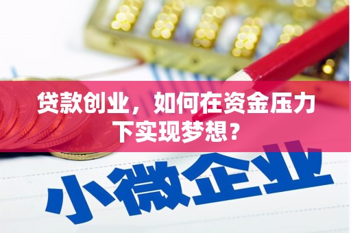 公安贷款创业，如何在资金压力下实现梦想？