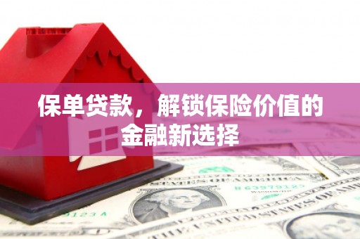印江保单贷款，解锁保险价值的金融新选择