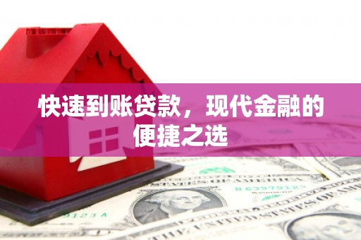 南京快速到账贷款，现代金融的便捷之选