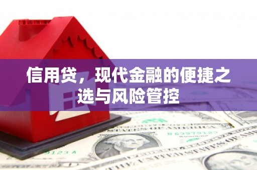闻喜信用贷，现代金融的便捷之选与风险管控