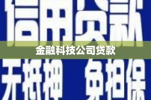 临猗金融科技公司贷款