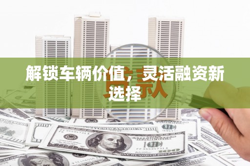 保税港区解锁车辆价值，灵活融资新选择