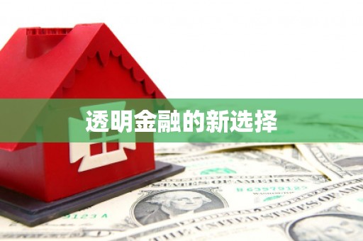 静乐透明金融的新选择